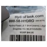4 Hydra Flask T-shirts; size small...
