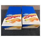 2 Packs Of Hostess Iced Vanilla Zingers