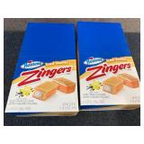 2 Packs Of Hostess Iced Vanilla Zingers