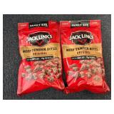 2 Family Sized Bags Of Jack Links Beef Tender Bites