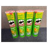 4 Cans Of Party Sized Pringles