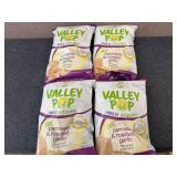 4 Bags Of Valley Pop Parmesan Roasted Garlic Popcorn