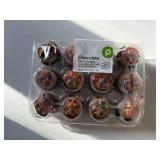 UP. 6x 12ct Frozen Chocolate Mini Cupcakes-Best By 12/23/2025