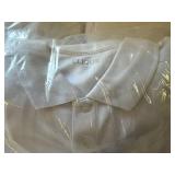 SSS. 3pks of 4 Clique White Polos Size L