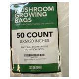 MM. 50ct Mushroom Growing Bags