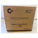 MM. 1,000 Plastic Heavy Duty Knifes