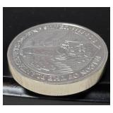 2 Oz. 2019 British  £5 Pounds .9999 Fine Silver - Queens Beasts Falcon Of Plantagenets -BU