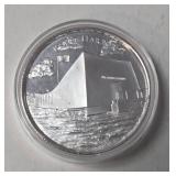 2 oz .999 Fine Silver - Pearl Harbor- (US Landmarks Series #3) - Airtite Case