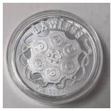 2 oz .999 Silver AG Round - Lawless Series - Train Robber - Airtite Case