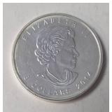 1.5 Oz. Fine Silver - 2014 Canada $8 Arctic Fox - BU