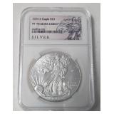 2025 W - Silver American Eagle Dollar - PF 70 Ultra Cameo
