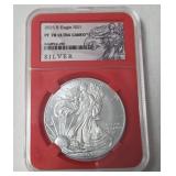 2025 W - Silver American Eagle Dollar - PF 70 Ultra Cameo