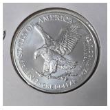 2024 W - Silver American Eagle Dollar with Star - Proof - BU - COA  (The star edition is a special limited release of the Bullion Coin)  500,000 Minted