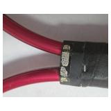 Vintage  Top Seed Racquetball Racquet - Brown Leather Handle