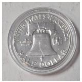 1963 Franklin Silver Half Dollar - Airtite - UNC