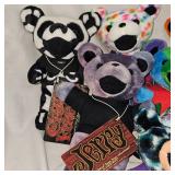 Lot of 10 Grateful Dead Beanie Bears by Liquid Blue