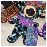Lot of 10 Grateful Dead Beanie Bears by Liquid Blue