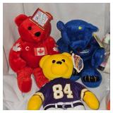 Assortment of 7 Beanie Bears