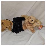 Lot of 3 Beanie Babies-Ty-Various Themes as Pictured