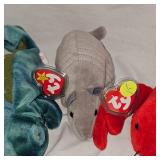 Lot of 3 Beanie Babies-Ty-Various Themes as Pictured