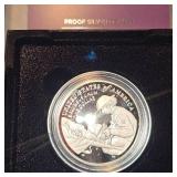 2022 National Purple Heart Hall of Fame  "Proof" UNC 1oz Silver Dollar-US Mint