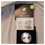 2022 Silver Eagle "Proof" Coin, 1 oz Silver-US Mint