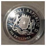 2022 1 ounce Silver African Leopard