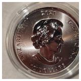 2021 Canadian $10 2 oz Silver Wolf