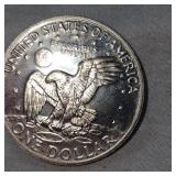 1972 Silver Proof BU Ike Silver Dollar 40%