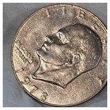 Lot of 6 Ike Dollars in XF Condition