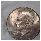 Lot of 6 Ike Dollars in XF and VF Condition