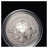 2019 US Mint 100th American Legion Anniversary 1oz Silver Coin