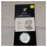 2022 US Mint Silver Eagle UNC 1oz Silver Coin