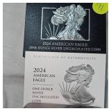 2024 US Mint Silver Eagle UNC 1oz Silver Coin