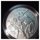 2022 US Mint "the Sould of the Baseball" Proof, 1oz Silver Round