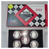 2022 American Woman Silver Proof Set of 5