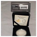 2021 $5 Silver Maple Leaf "W" Mint Mark