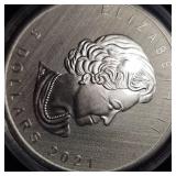 2021 $5 Silver Maple Leaf "W" Mint Mark