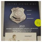 2021 1oz Silver "Law Enforcement" Commemerative Coin