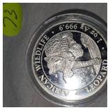 2020 1oz African Leopard Silver Coin