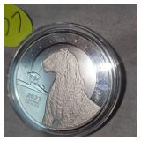 2022 Five Cedis 1oz Silver Ghana Lion
