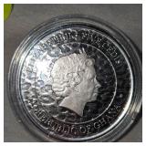 2022 Five Cedis 1oz Silver Ghana Lion