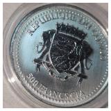 2021 1 oz Silver Congo Silverback Gorilla