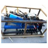 Mower King Skid Steer Auger Attachment - 6/12/14 Inch (SSECG-Y/SSECAG-Y)