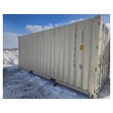 New 20ft Shipping Container Cream Color