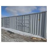 ZNCU4008334 // 40 Ft Shipping Container with 2 Side Doors, 40HC, Single Trip (WXZ)