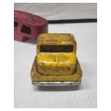 Vintage Structo Auto Haulaway Pressed Steel Truck and Trailer Set