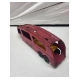 Vintage Structo Auto Haulaway Pressed Steel Truck and Trailer Set