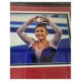 Framed Sunisa Lee Gold Medal 2020 Olympic Games Gymnastics Photo Collage