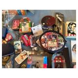 Large Elvis Presley Memorabilia Collection with Board Game, Jewelry, and Collectibles
